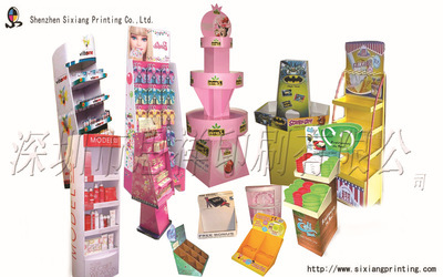 【免費設(shè)計 量身定制精品紙貨架化妝日用品紙展示架【思祥】】價格,廠家,圖片,展示架,深圳市思祥印刷-